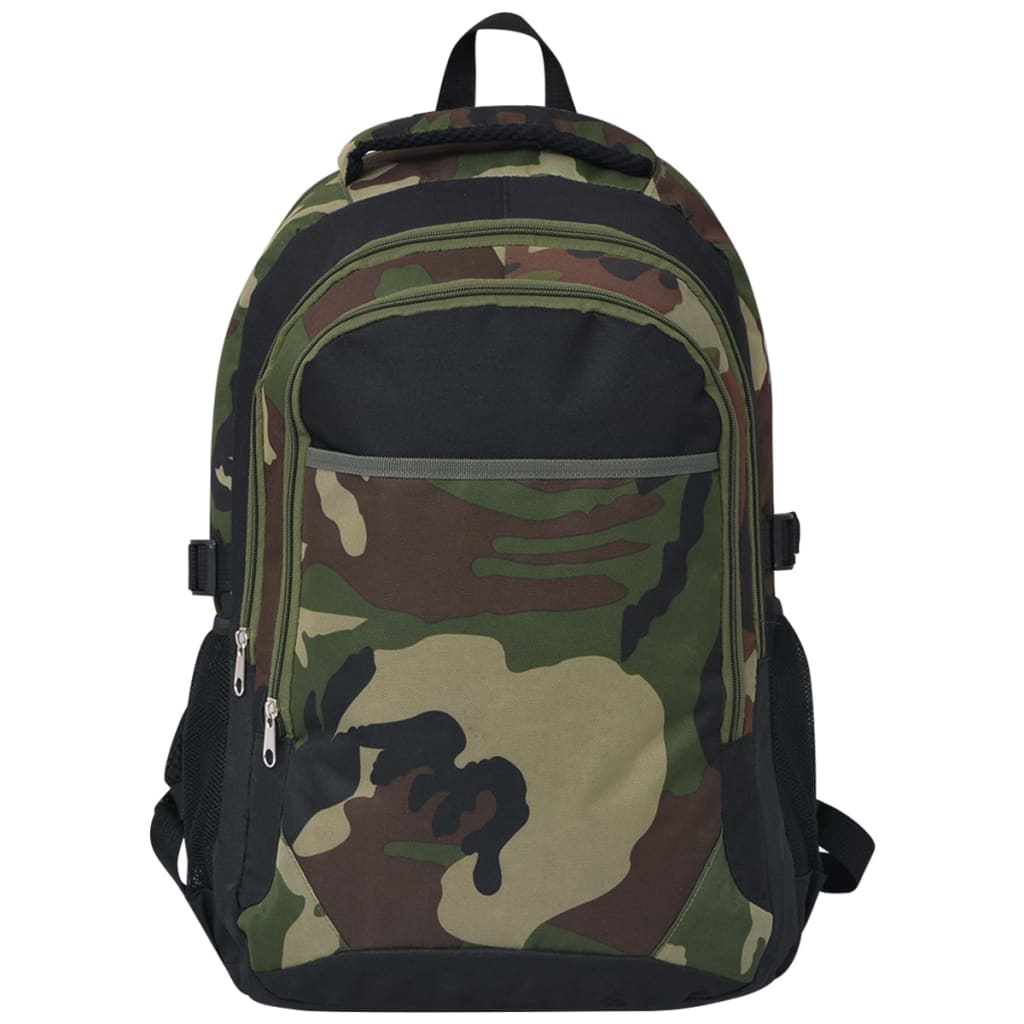 school backpack 40 L and camouflage color   school backpack